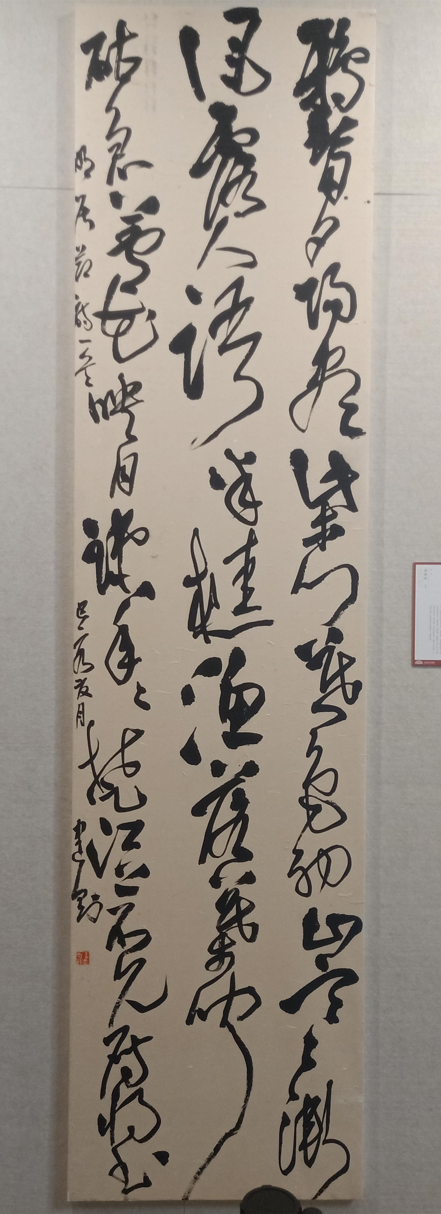 胡建刚草书入展十二届国展感受不抱太大希望有幸忝列其中