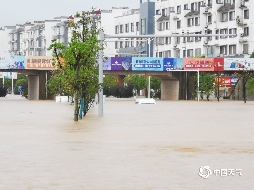 安徽歙县遭遇强降雨 出行困难高考语文延期