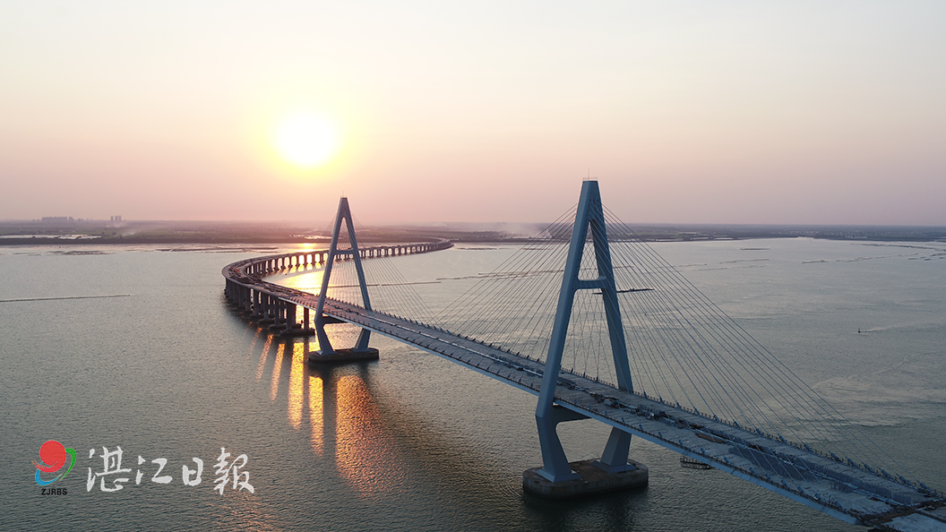 通明海特大桥贯通明年通车东海岛至湛江雷州仅需30分钟