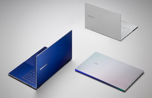 galaxy book s的鎏粉金与银河灰配色则配合其至薄6.