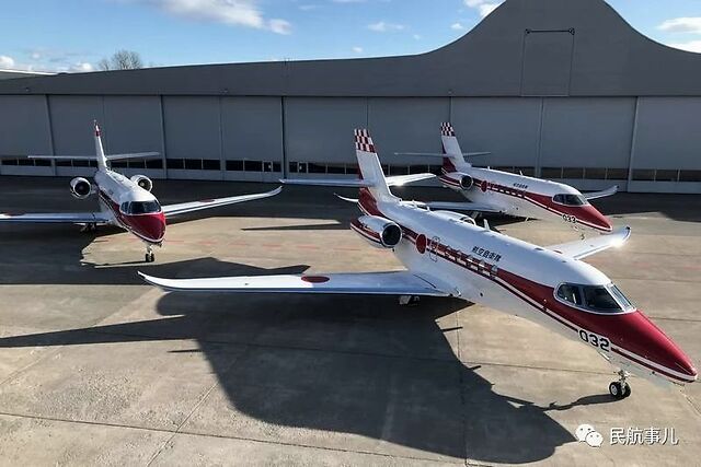 隆航空近期交付了首批两架飞行校验任务构型的赛斯纳奖状680a纬度飞机