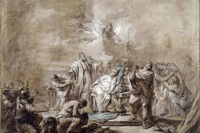 斯巴达的王后克吕泰涅斯特拉(clytaemestra),被阿伽门农王诓骗,误以为