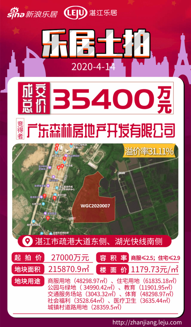 3.容积率:商业用地≤2.5;1<住宅用地≤2.9; 雅居乐 中牟 拍地