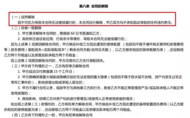 疫情期间房租减免政策是怎么规定的〖租房合同不可抗力条款〗