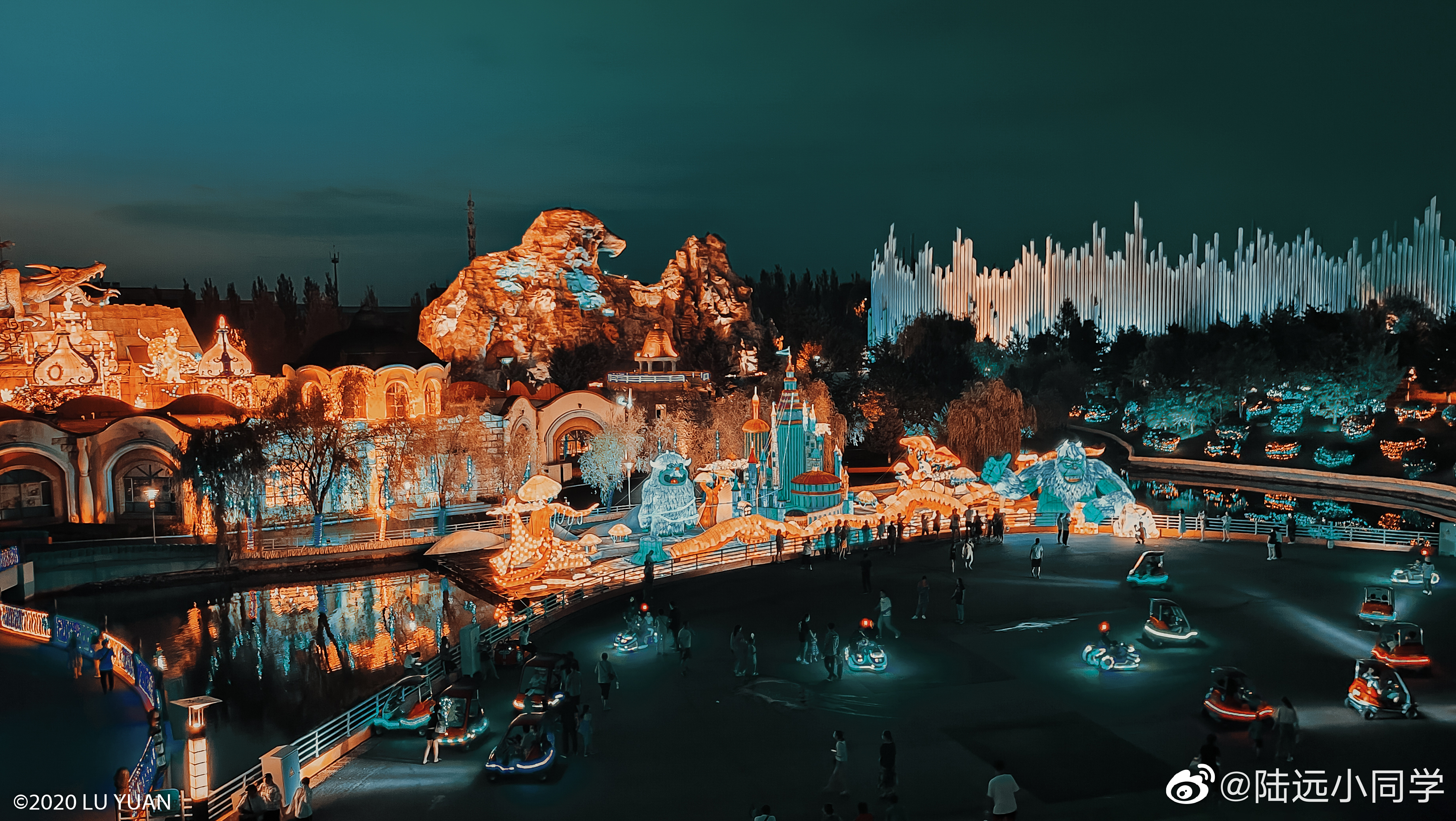 reno4pro带你看长影世纪城消夏灯会夜景照片很惊艳