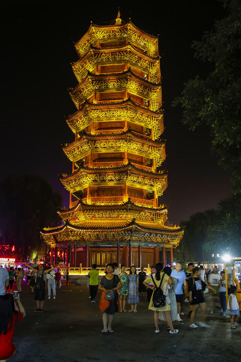 滦州古城夜景随拍