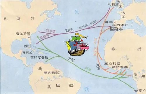 16-19世纪的"三角贸易"导致非洲人口减少约1亿