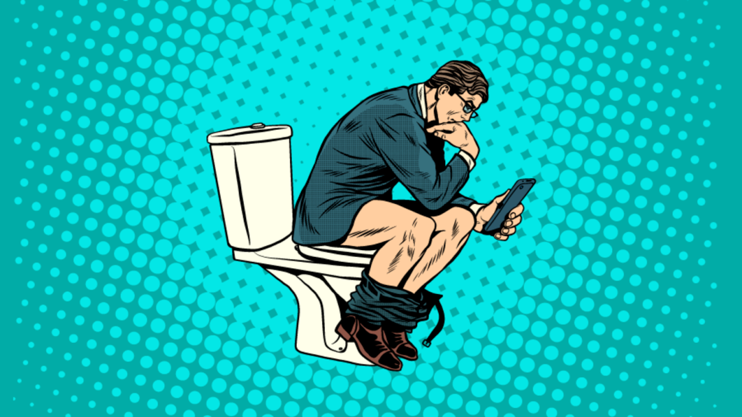 为什么有的男人在厕所里一蹲就是一小时