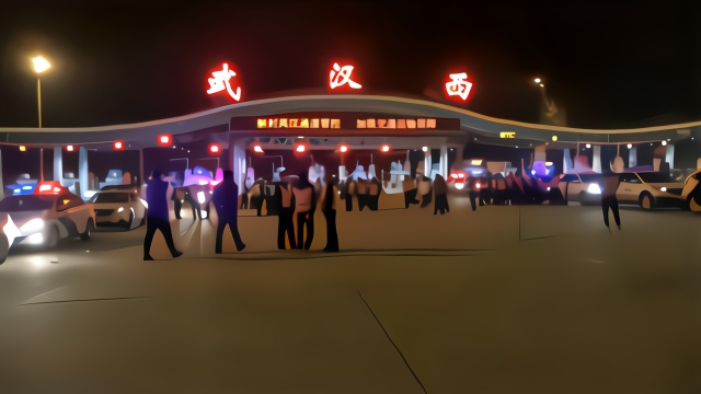 武汉西收费站值守警察封城后在这里见证太多感动