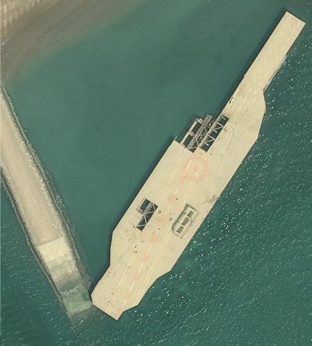 国产航母004卫星图图片