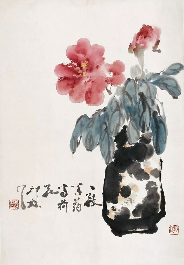 萧朗百幅牡丹芍药图——润秀典雅 爽劲大气