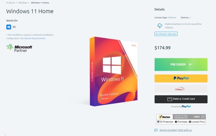 这家微软认证合作伙伴正在出售windows 11 标价1239元 凤凰网