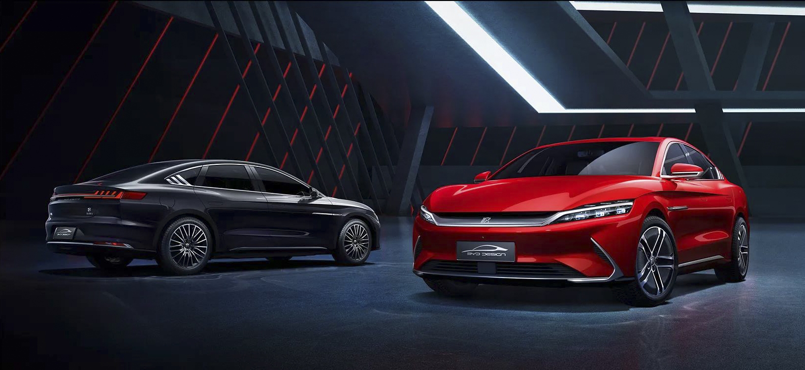 比亚迪汉ev/dm车型官图正式发布