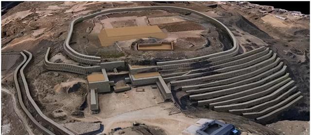 石峁古城复原图,传说中黄帝的上都。