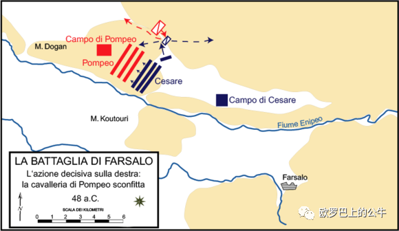 凯撒大帝内战记卢比孔河与进军罗马的战争起端