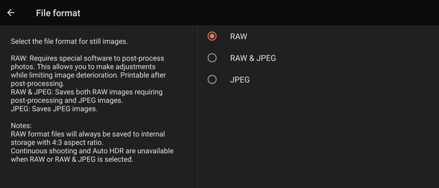 索尼Xperia 1 II更新:将支持RAW格式