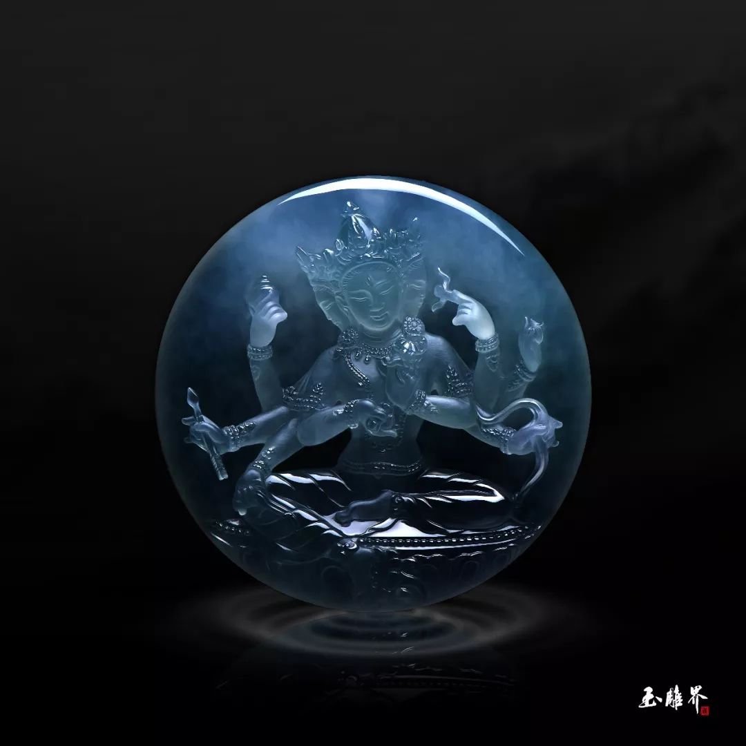 舒服!静心,禅意的吴剑光翡翠造像,爱了爱了