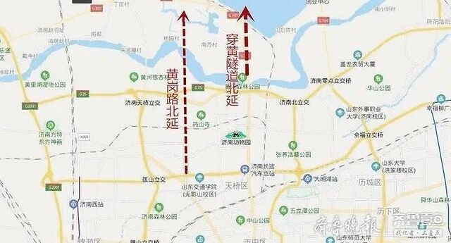 济南308国道改建规划图图片