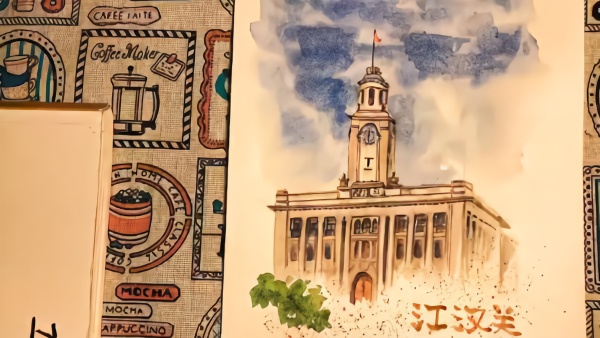 文艺宅手绘武汉街景回忆在汉七年点滴