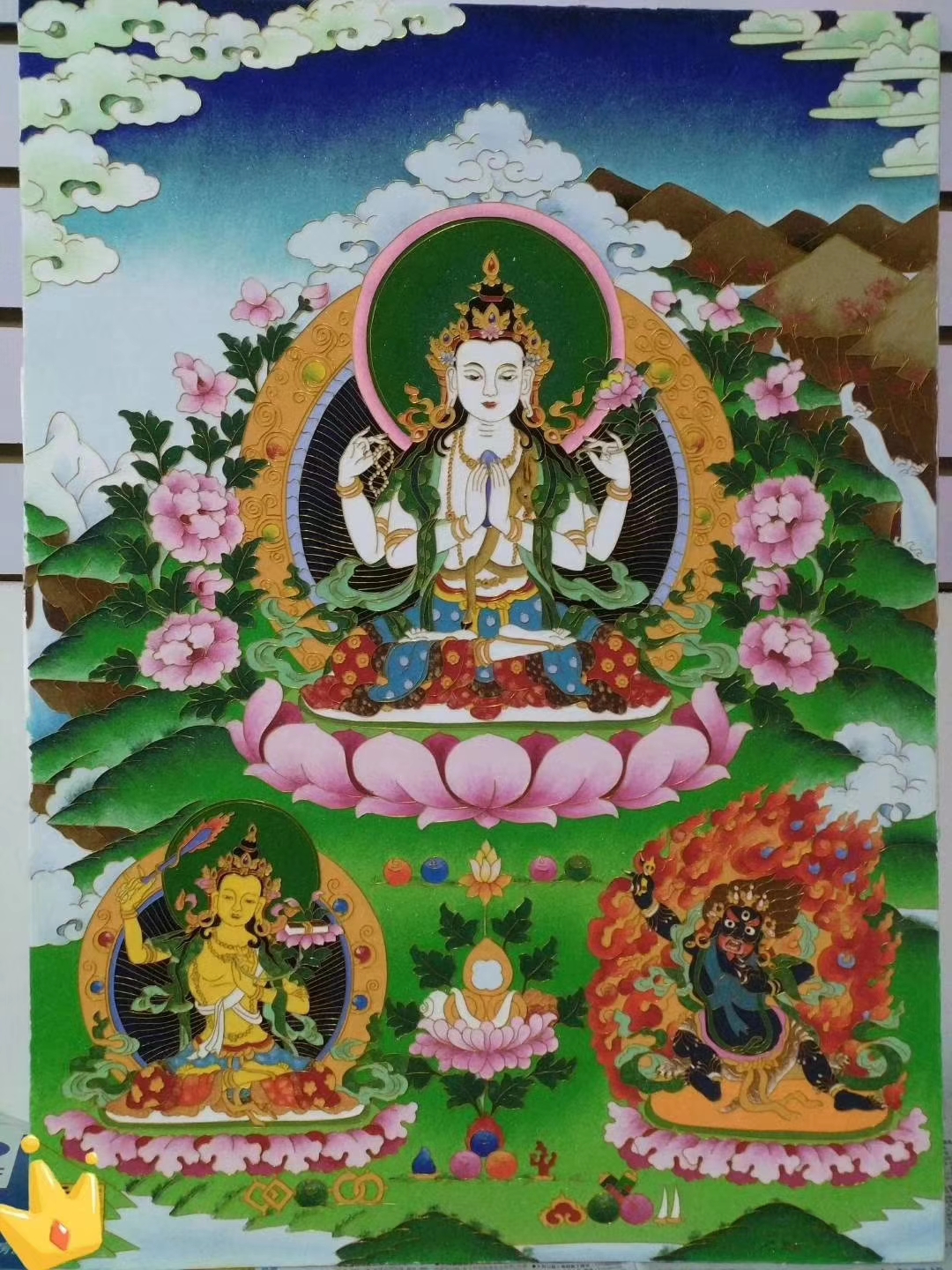 中国唐卡协会会长刘佳伟荣升为世界佛教协会理事