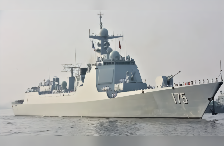 中巴海军联演在卡拉奇开幕02我军052d舰率队参演