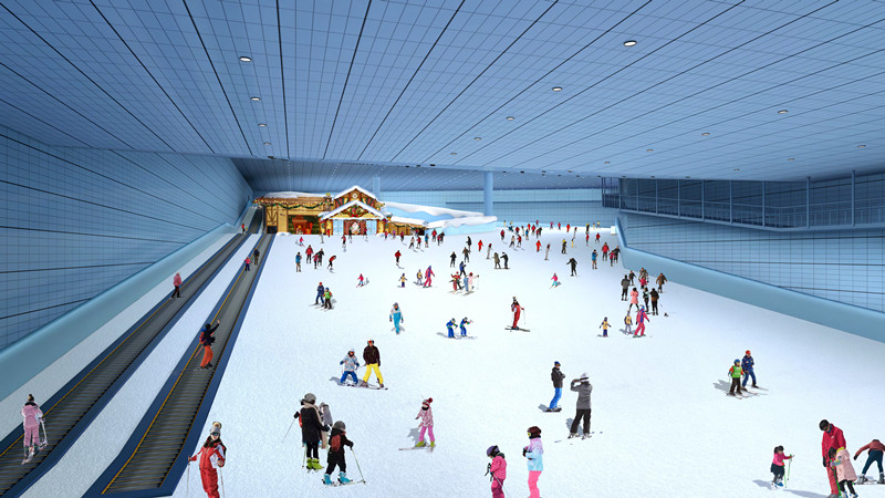 冰雪乐园 狂欢四季32万㎡的万达茂汇集冰雪乐园,恒温水乐园,海洋乐园