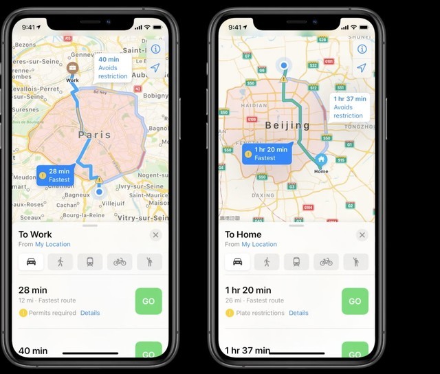 苹果地图加入更多细节添加骑行导航选项