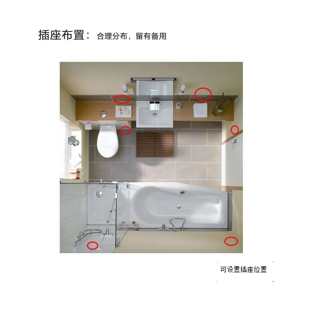 讲究尺寸设计的卫生间用起来就是舒服