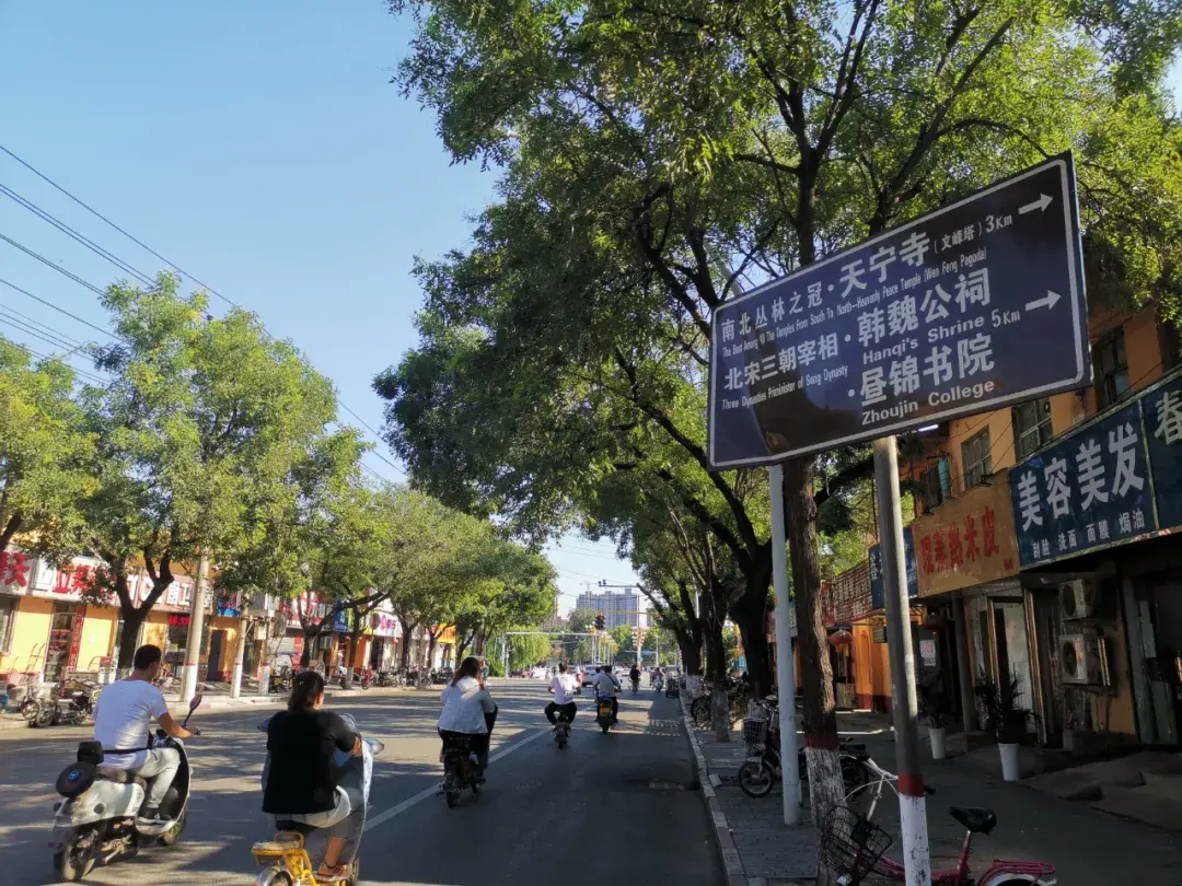 近日,有市民发现位于安阳桥红绿灯向北100米,胜利路路西的一块指示牌