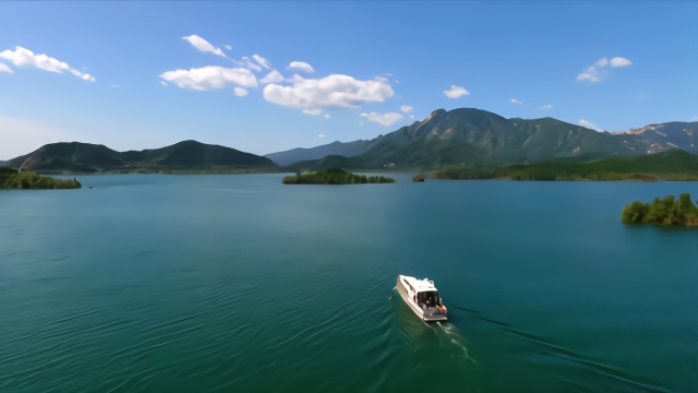 密云水库建成60周年，航拍“燕山明珠”壮美景色