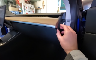 教你手动打开特斯拉Model 3手套箱