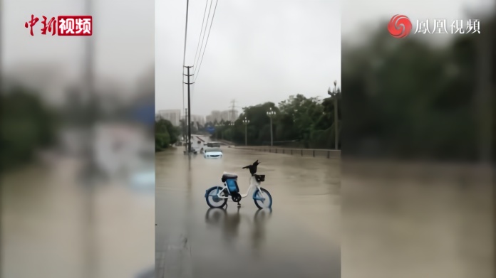 成都再次遭遇暴雨 部分城区内涝严重