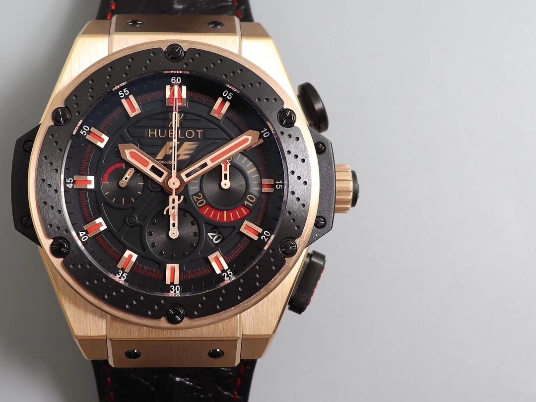 siri说表:v6厂宇舶f1 king power玫瑰金腕表