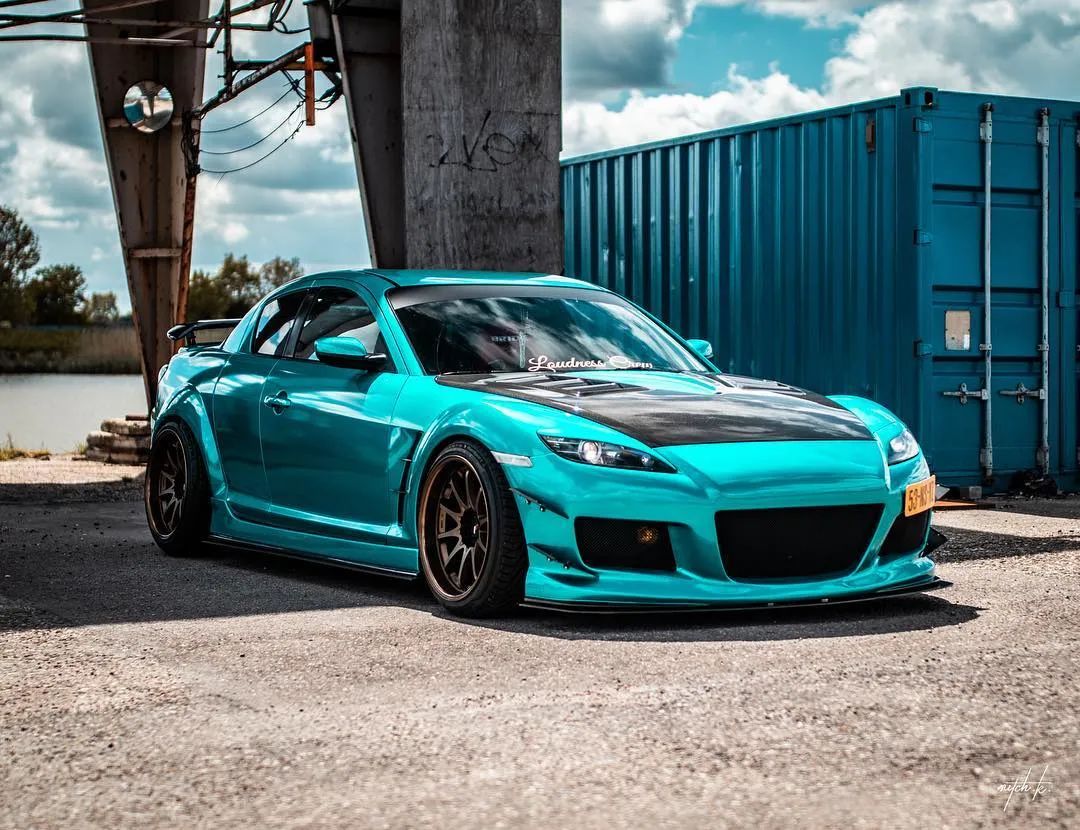 玩车|转子引擎的最后传承,有人说rx-8丑,但改装后的它美爆了