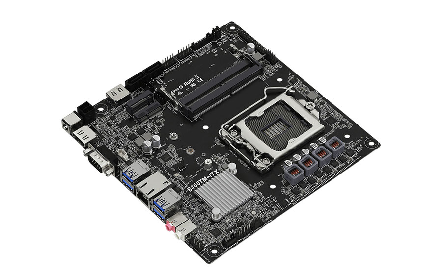 华擎推出b460tmitx和h410tmitx用笔记本内存的半高itx主板