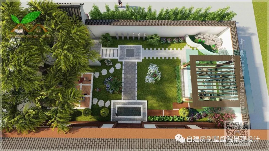 江苏谢总中式自建房、中式庭院景观设计——工作室出品--豪宅自建房别墅农村乡村庭院子私家花园景观绿化翻新改造设计__凤凰网