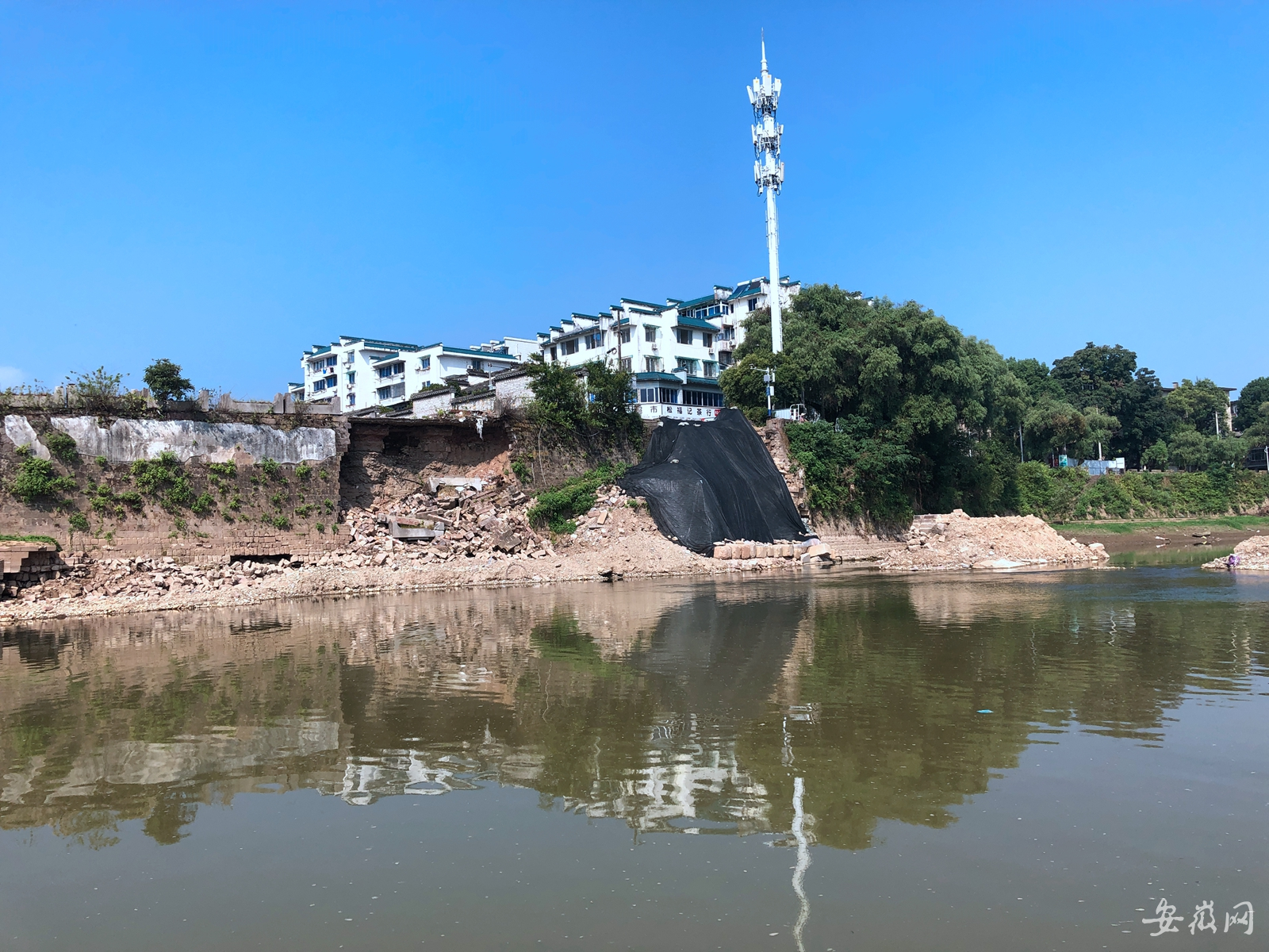 黃山鎮海橋構件打撈結束新安江屯溪段9月1日蓄水