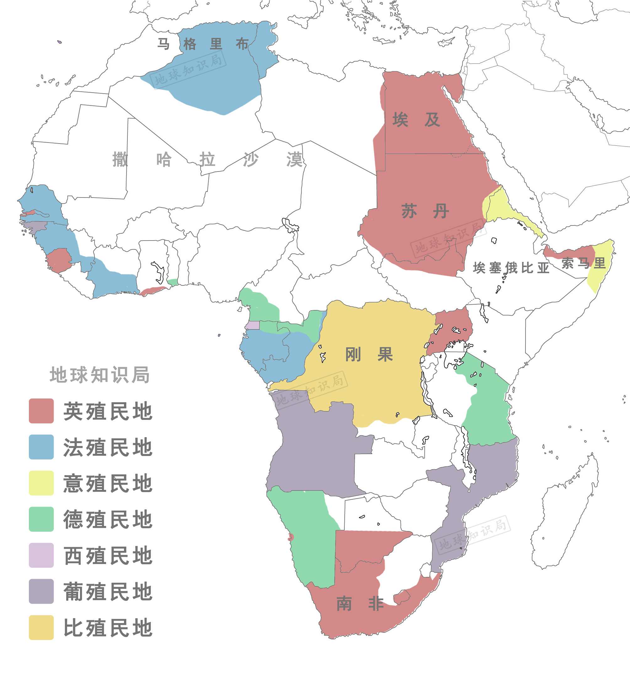 俄罗斯建了一个非洲殖民地地球知识局