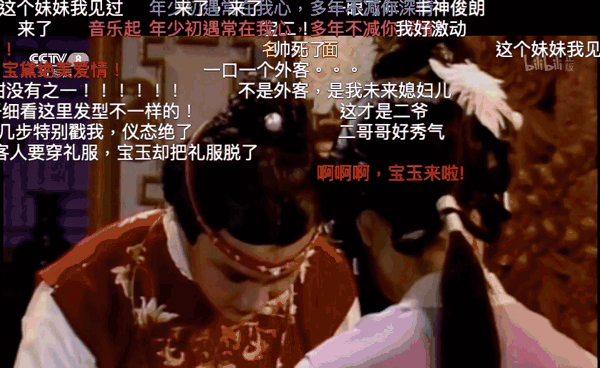 网友“新解”宝黛初遇