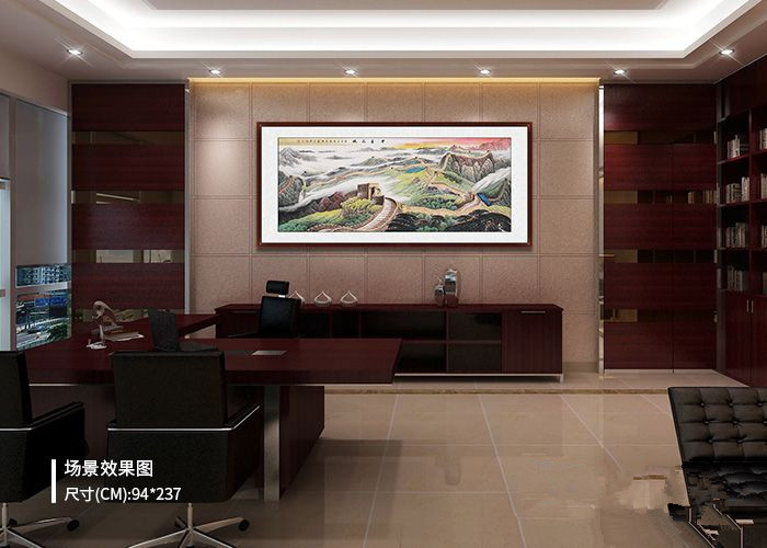 会议室挂画选什么?挂一幅大气山水画,老板都说好!__凤凰网