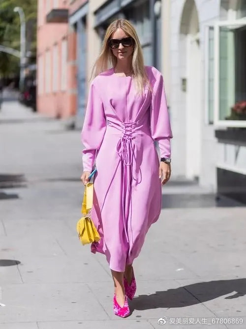 又仙又甜的粉色系穿搭才是真正的仙女色