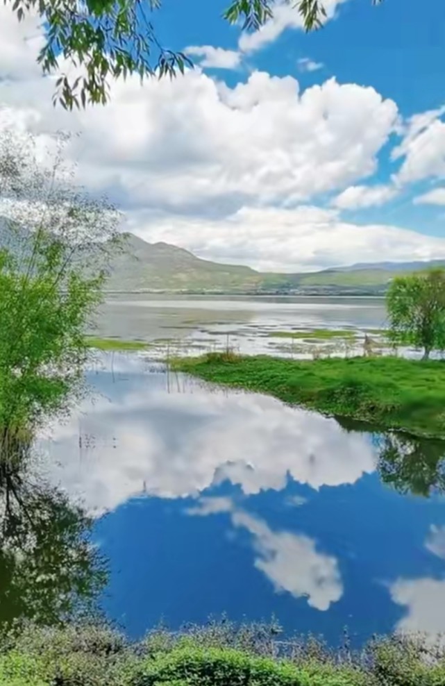 美到极致的拉市海风景,感受大自然的亲近