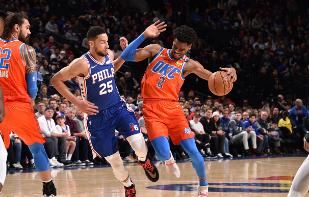 很艰辛!76人结束主场对阵雷霆的10连败