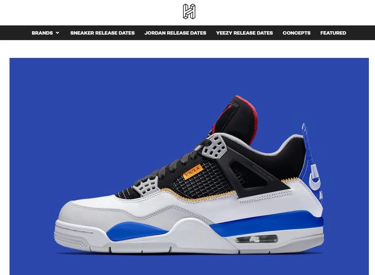 union x aj4 今年秋季发售?