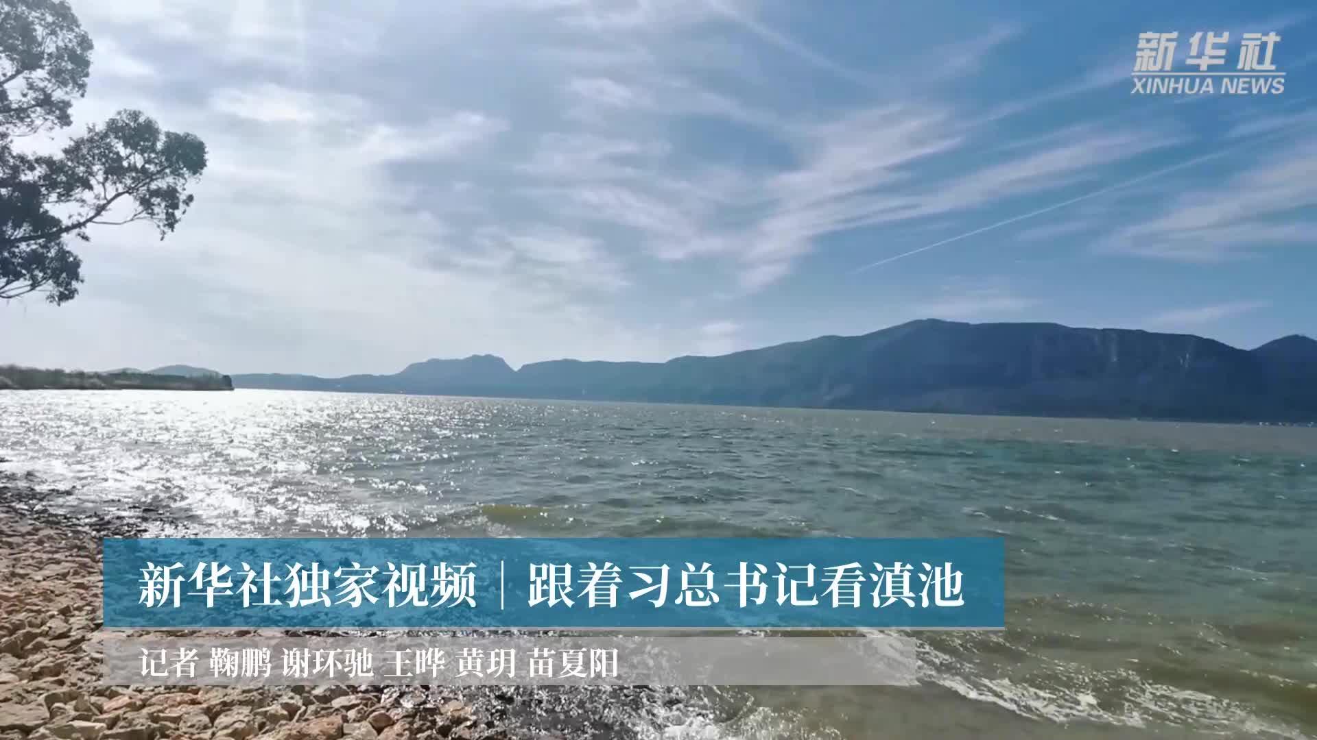 新华社独家视频｜跟着习总书记看滇池