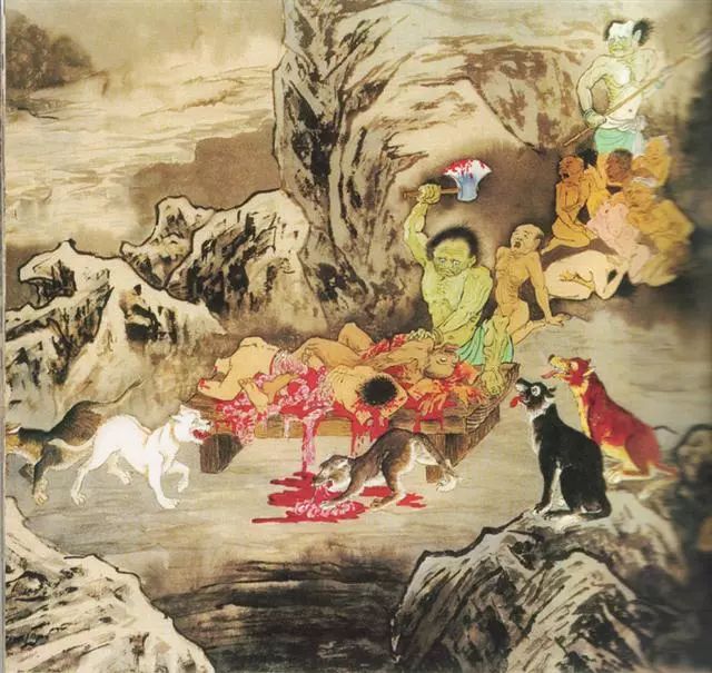 日本名画《地狱变》图片
