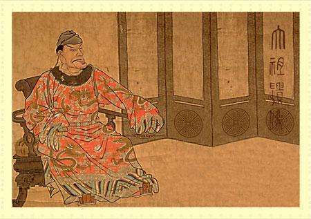 明太祖朱元璋画像