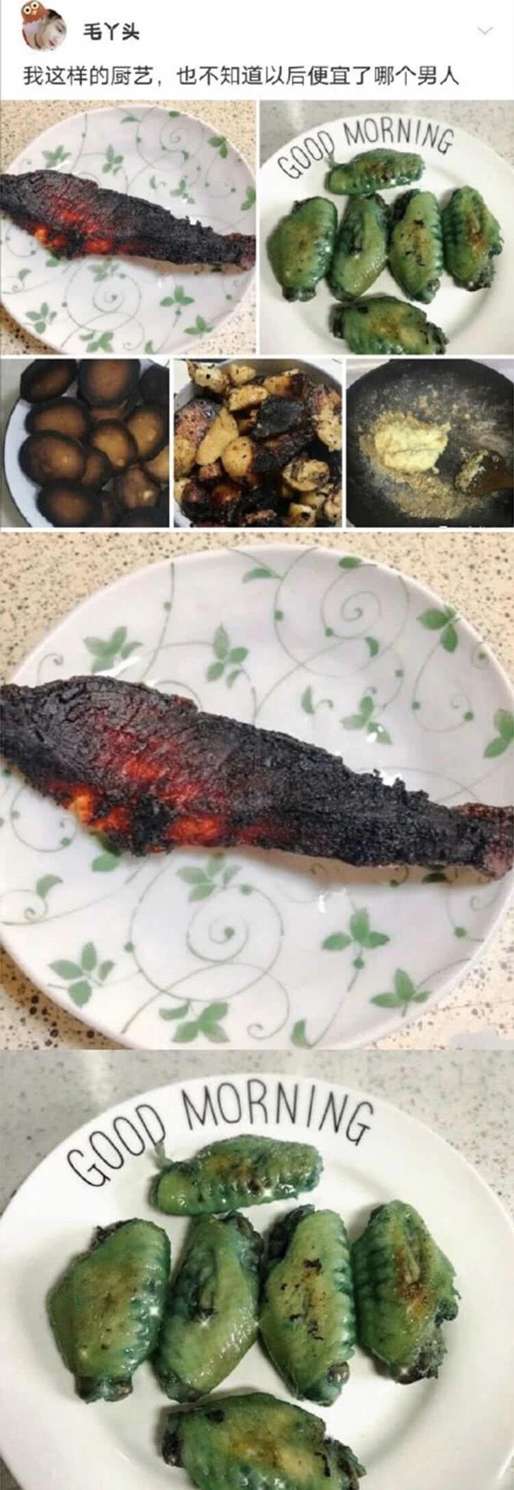 我这样的厨艺,不知道以后会便宜了哪臭个男人