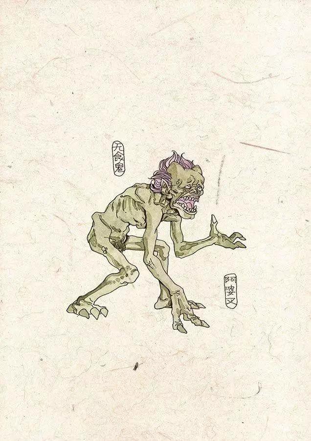 强烈推荐:画风这么萌,我都不怕鬼了 | 百鬼图(下)__凤凰网