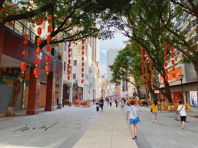 广州兴盛路风情街图片